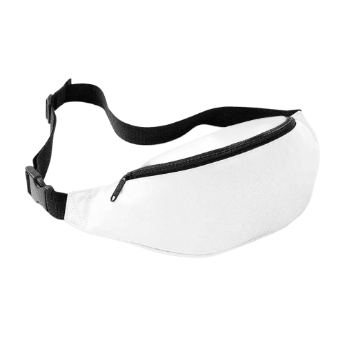 Waist Belt Bags in White