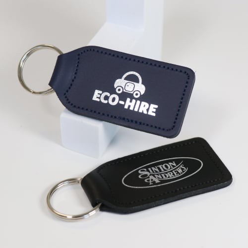 Large Rectangular Leather Keyfobs