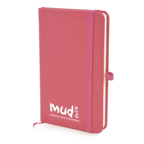 A6 Soft Touch Notebooks in Pink