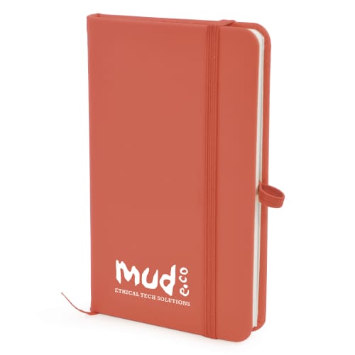 A6 Soft Touch Notebooks in Red