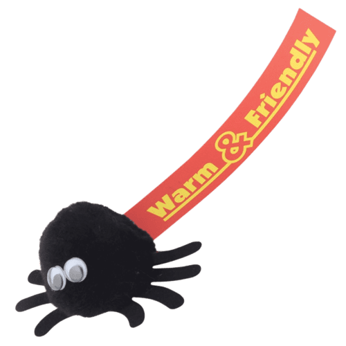 Spider Logobugs in Black/Red