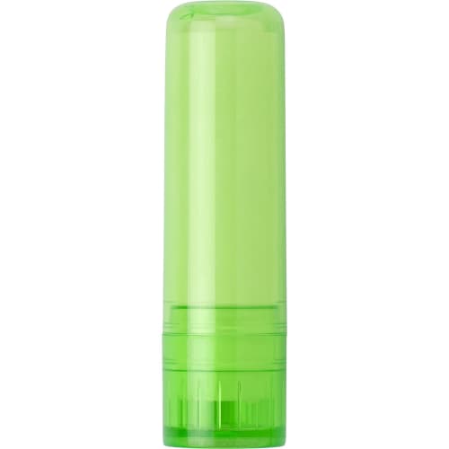 Transparent Green Custom Branded Lip Balm Sticks From Total Merchandise