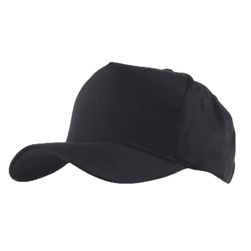 Promotional Children's Cotton Twill Baseball Caps in black from Total Merchandise