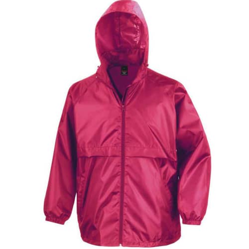 Result Windcheater Jackets in Hot Pink