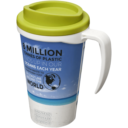 Promotional Brite Americano Grande Thermal Mugs Printed with a Logo in the UK by Total Merchandise