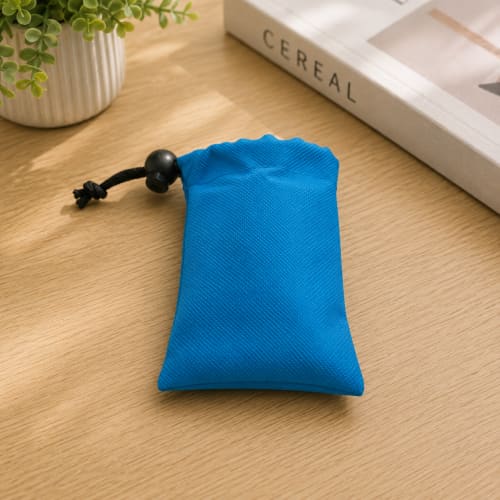 Lifestyle image of the Small Non Woven Pouches by Total Merchandise
