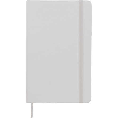 Branded moleskine notebook in white printed with your logo from Total Merchandise