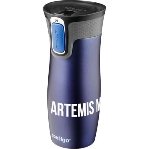 Branded Blue Contigo West Loop Thermal Mug Printed with Your Logo from Total Merchandise