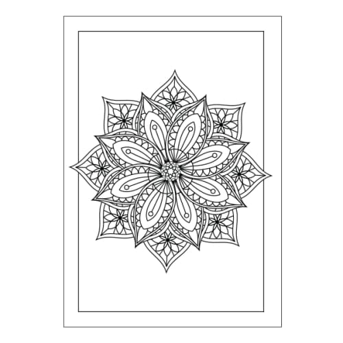 A4 Stress Relief Colouring Books