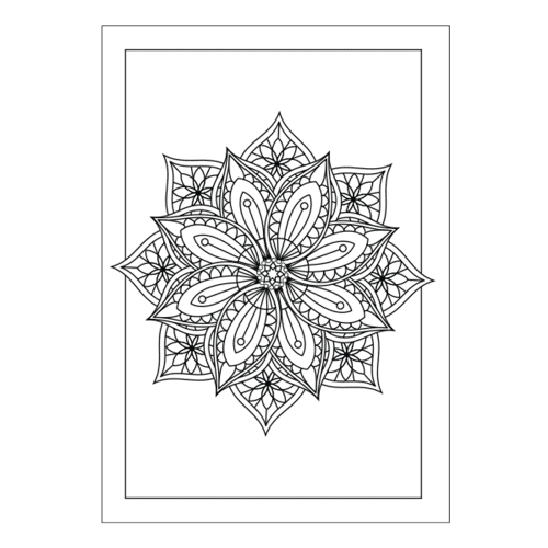 A4 Stress Relief Colouring Books