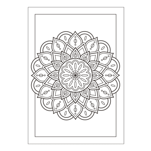 A4 Stress Relief Colouring Books