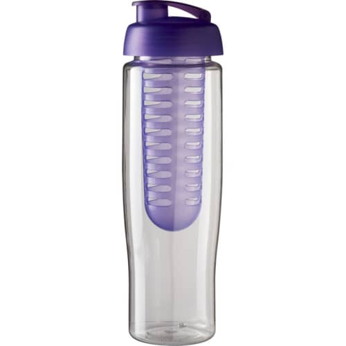 Branded purple fruit infuser bottles printed with your logo from Total Merchandise