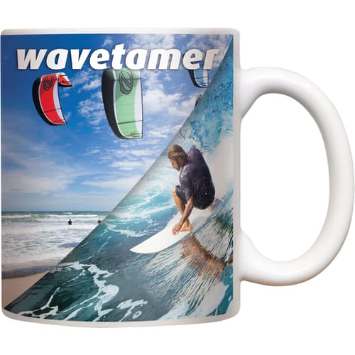 Full Colour Photo Mugs Printed with Individual Names and your Logo from Total Merchandise