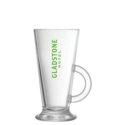 Promotional Glass Latte Mugs for Catered Events