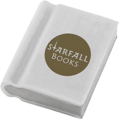 Book Shaped Erasers in White