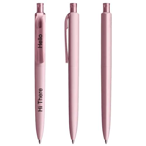 Prodir DS8 Soft Touch Ballpens in Rose