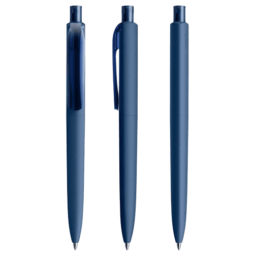 Prodir DS8 Soft Touch Ballpens in Sodalite Blue