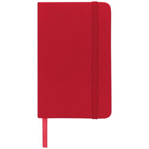 A6 Budget Soft Touch Notebooks in Red