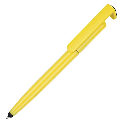 Touch Screen Cleaner Ballpens in Yellow