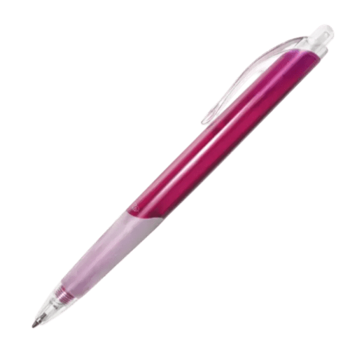 PromoMate Curve Ballpens in Magenta