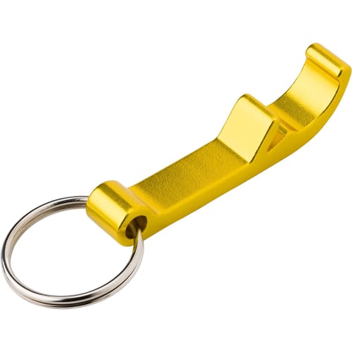 Custom Metal Bottle Opener Keyholders Engraved with Your Branding from Total Merchandise