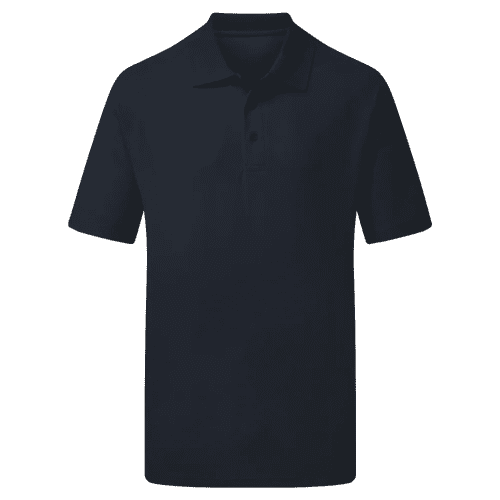UCC Lightweight Pique Polo Shirts in Navy Blue