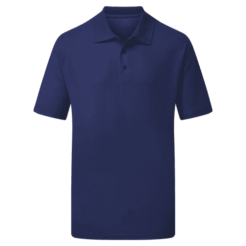 UCC Lightweight Pique Polo Shirts in Royal Blue