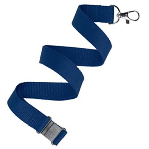 20mm Polyester Lanyards in Navy 281c