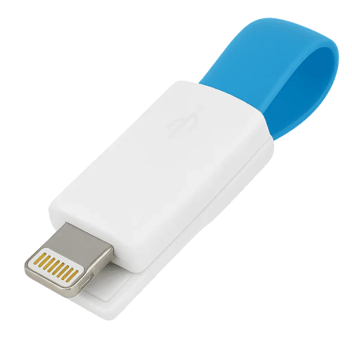 Mini Lightning USB Adaptors in Blue