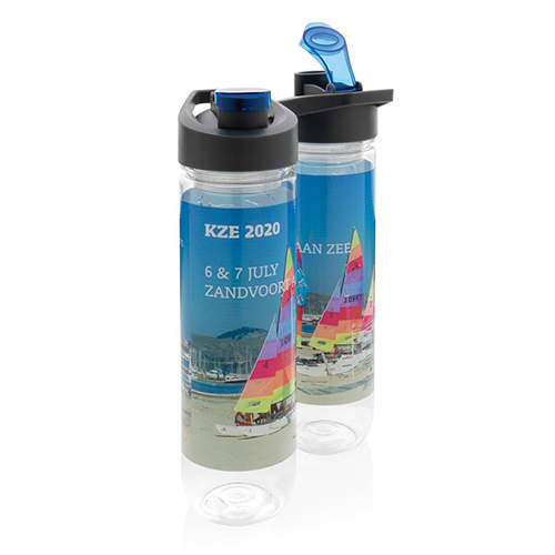 800ml Tritan Fruit Infuser Bottles with full colour digital wrap print