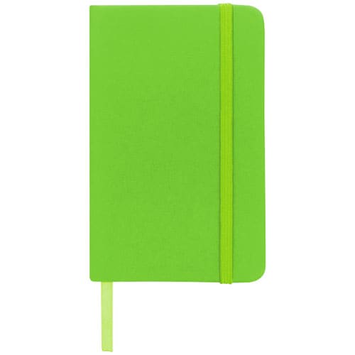 A6 Budget Soft Touch Notebooks in Lime