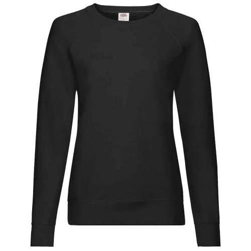 Fruit of the Loom Ladies' Sweatshirts in Black