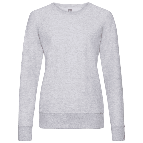 Fruit of the Loom Ladies' Sweatshirts in Grey