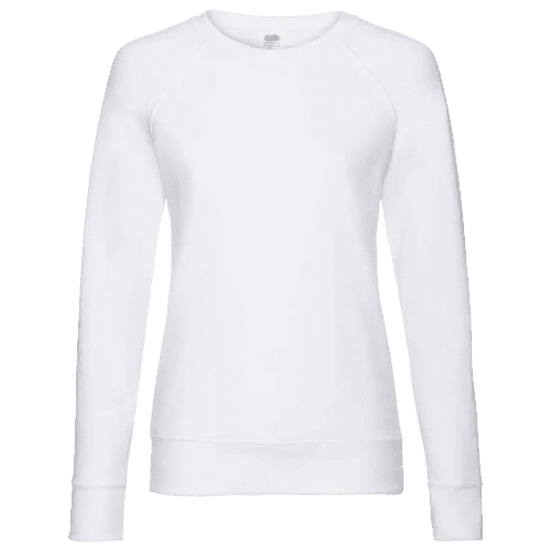 Fruit of the Loom Ladies' Sweatshirts in White