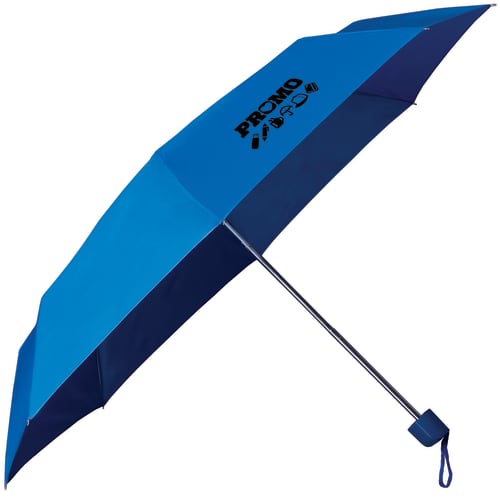 Customised Value Supermini Telescopic Umbrella in Royal Blue from Total Merchandise