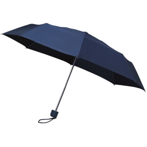 Custom Branded Value Supermini Telescopic Umbrella in Navy from Total Merchandise