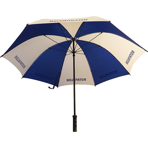 Custom printed Value Fibrestorm Golf Umbrella for promotional giveaways