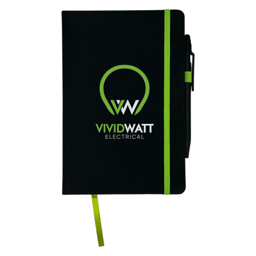 Branded notebooks for office merchandise