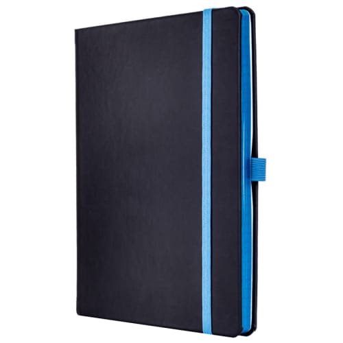 Tucson Edge Ruled Medium Notebooks in Black/Blue