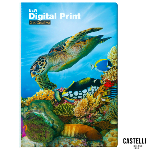 All over printed Bianco Tucson Full Colour Medium Notebooks from Total Merchandise