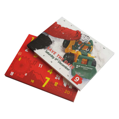 Corporate Branded A5 Desktop Advent Calendars with Bespoke Designs from Total Merchandise