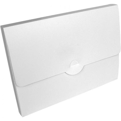 A4 Document Box Folders in White