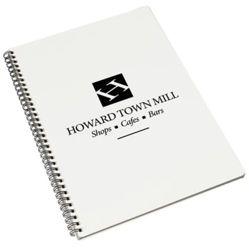 A4 Recycled Polypropylene Notepads in Ice White