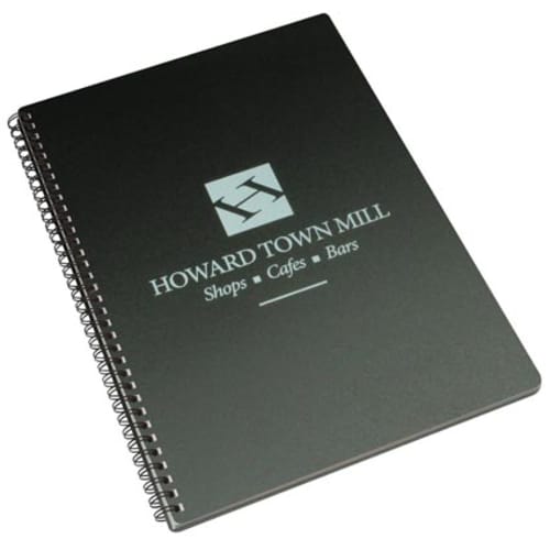 A4 Recycled Polypropylene Notepads in Black