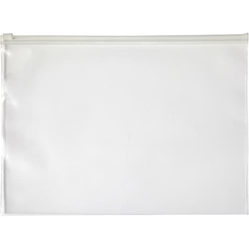 Custom branded A4 Transparent PVC Document Bags in clear from Total Merchandise