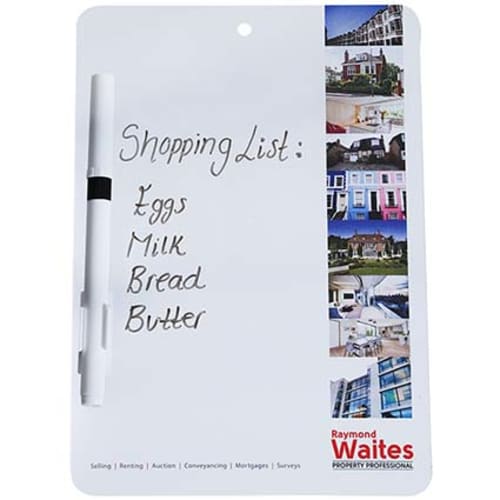 Dry Wipe Memo Boards in White