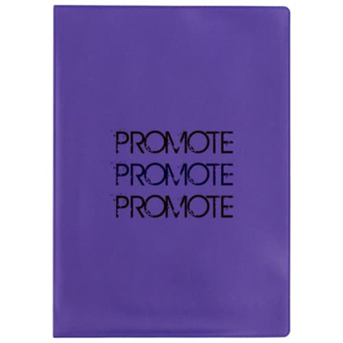 Promotional A5 Document Wallet in Purple