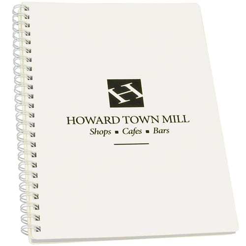 Company notebooks printed with business logo