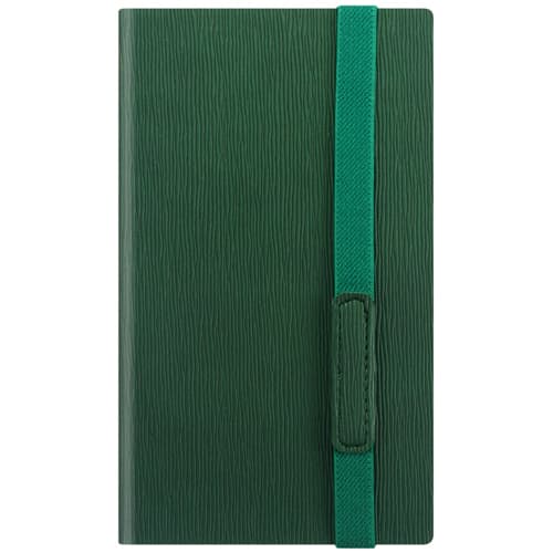 Custom A6 Cambridge PU Notebooks in green available from Total Merchandise