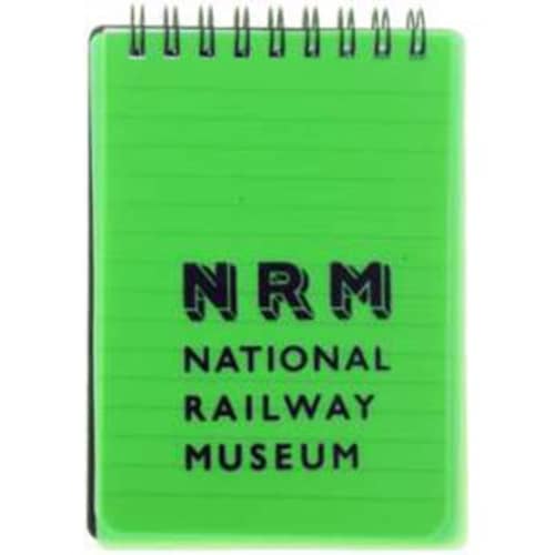 Promotional A6 Frosted Notepads in green from Total Merchandise